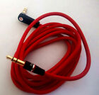 Red Audio Cable Wire 3 5mm L Cord For Beats By Dr Dre Headphones Aux And Mic 