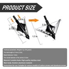 12pcs Bloodrunner Broadheads 100gr 2 Spring Slide Retractable Blade Arrow Tips