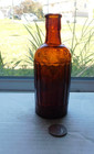 Stunning Rare Brown Fluted Poison Embossed  Poison on Both Sides 