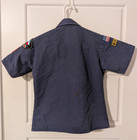 Vtg Youth S Boy Cub Scouts Of America Bsa Uniform Shirt Short Sleeve Patches Usa
