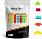 Bump Dots For Visually Impaired 200 Pcs Combo Pack yellow red blue purple green 