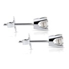 1 3 Ctw Round 14k White Gold Round Cut Diamond Stud Earrings