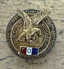 B b  Co Foe Pin Liberty Truth Justice Equality Screw Back Vintage