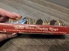 Vintage Baldwin American Museum Collection Devon 7534 Solid Brass Napkin Rings