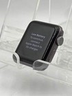 Apple Watch Series 3 38mm Gps A1858 Space Gray Aluminum Black Sport Band