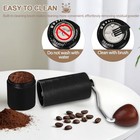 Non-detachable Manual Coffee Grinder With 25 Level Non Detachable Black