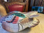 Vintage Hand Carved And Painted Folk Art Decoy Duck