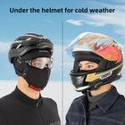 New Rockbros Skull Cap Helmet Liner Winter Thermal Cycling Hat Glasses Holes