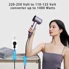 220v To 110v Voltage Conversion Plug Adapter For Traveling From Usa To Europe   