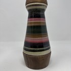 Vintage David Collier 9  Kaleidoscope Handmade Wood Pottery Brass Signed 94