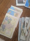 Lot Of 33 National Geographic Maps 1960s - 1990s   Extras   Hammond World Atlas 