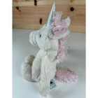Jellycat London Bashful Unicorn Plush Medium Pink White Irridescent Horn 12 