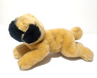 Animal Alley Toys R Us Pug Puppy Dog Plush Stuffed Animal Realistic 12  Vtg 2000