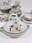 Huge Set Vtg Retro Japan Children s Dishes Mcm Kitchen Playset Casserole 