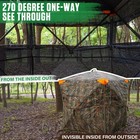 3-4 Person Hunting Blind 270   See Through Ground Blind For Deer Turkey Hunting