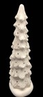 Ceramic Bisque  Ready To Paint  10 5  Tall Slim Christmas Tree   Light Kit Incl 