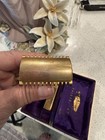 Gillette Aristocrat Vintage Metal Safety Razor Set With Gold Tone Case And Box