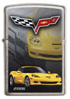 Zippo Chevrolet Corvette Set Of 9 Windproof Brushed Chrome Lighter Rare New L  k