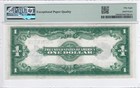 1923  1 Silver Certificate Note Horse Blanket Fr 238 Pmg Au 58 Epq A37314000e