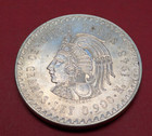 1948 Silver Mexico 5 Peso Gem Bu 250309