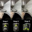 Lime Line Diamond Pearl White 3-stage Car Paint Kit Base   Pearl - 2 Quarts Kit