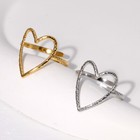 Women s Simple Hollow-out Titanium Steel Ring