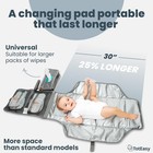 Portable Changing Pad Baby - Diaper Changing Pad Travel Extra Long Waterproof Wi