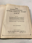 Scott Intl Junior World Stamp Album 1930 Edition With 1300  Stamps Nice Shape   