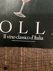 1989 Bolla Wine - Italian Clown Balancing On Glass Holds Bottle - Print Ad Photo