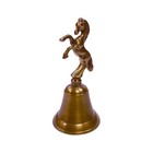 5  Antiqued Brass Horse Bell  Equestrian Decor  Gift For Horse Lover