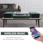  Record Player With Stereo Bookshelf Speakers  Vintage 3-speed Vintage Green