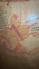 Large Framed Rajasthan Scroll Protection Spiritual Yantra Grid Rituals Ganesha