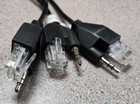 3x Plantronics Apc-43 Electronic Hookswitch Cable 38350-13 Cs500 Series Ip Phone