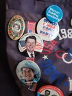 1980 Republican National Convention Reagan Bush 1 Of A Kind Toe Bag 28 Pin Backs
