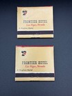 Vintage Matchbooks - Frontier Hotel And Casino - Set Of Two - Unstruck 