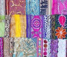 Very Rare Lot Antique Vintage Sari Lace Edging Ribbon 25pcs Embroidered K3 A30