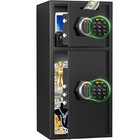 6 5 Cu Ft Security Safe With Led Light And Dual Alarm  Cash Safe Box For Jewelry