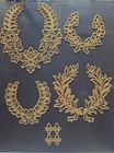 Htf  Anna Griffin Letters  2 Sets  Ag1077   Ag749 Laurel Dies - W xtra Supplies 