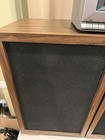 Custom Large Heavy Vintage Wood Speakers Audiophile Mcm tested Powerful As F     