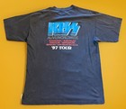 Vintage 1996 Kiss Alive Concert Heavy Single Stitched T- Shirts Black No Label