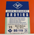 Agfa-gevaert Brovira Bs119 White Lustre Photographic Paper 8x10 Sealed 25 Sheets