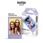 Fujifilm Instax Mini Soft Lavender Instant Print Film 5 Pack Bundle