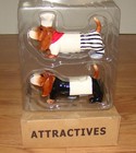 Attractives Collection - Chef Basset Hound Salt   Pepper Shakers  8791  Magnetic