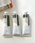 Winsor   Newton Terra Verte Oil Paint  Box Of 3 Tubes  37ml  Vintage  Mint 