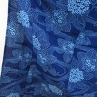 Yukata Kimono Cotton Hydrangea Pattern Navy 61 0inch Women s