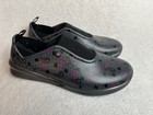 New Anywear Shoes Nurse Work Oil   Slip Resistant Women s  11 Gray Pink Hearts