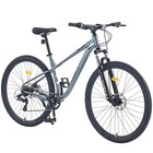 Front Suspension Mountain Trail Bike 29 Inch Wheels Steel Frame 8 Speed   grey