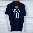 Polo Ralph Lauren Men   s Usa  10 Big Pony Flag Cotton Shirt Xl Custom Fit