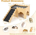 Natural Rock Cave Hideout For Guinea Pigs Rabbits Hamsters Large Waterproof