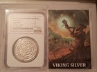 Rare  Viking Silver  Ah 350-365 Samanid Dirham Mansur I  Ngc Ancients Genuine  